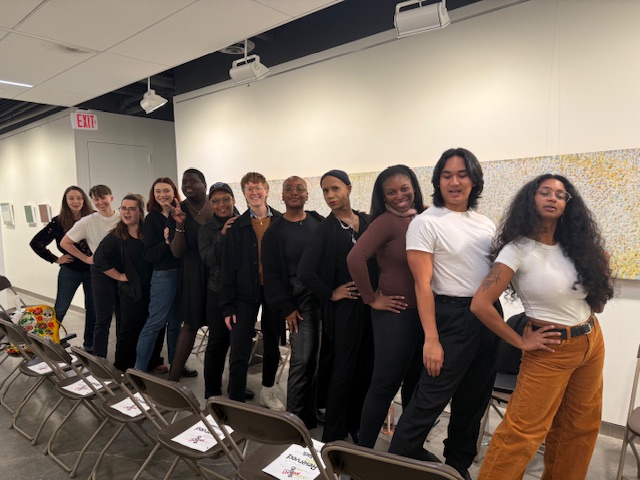 cast and crew of "Overcoming Orion" at Fred Schnider Gallery